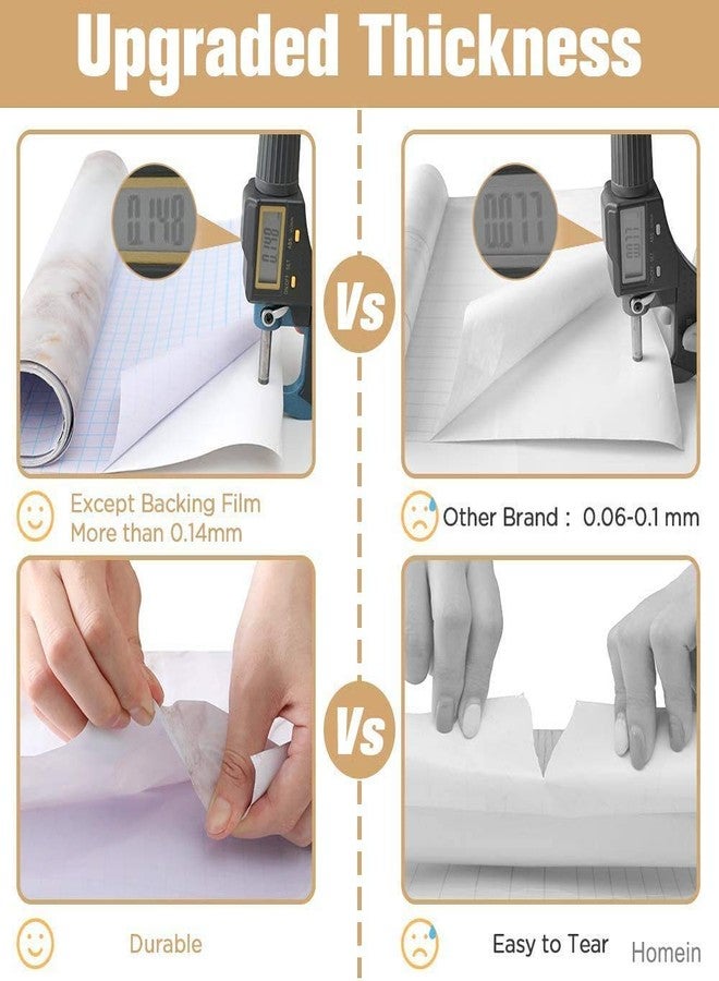 JENY Vinyl Granite Marble Wallpaper Self Adhesive PVC Peel & Stick Contact Paper Waterproof Film Removable Foil Stickers Countertop Decorative for Kitchen Table Furniture Drawer DIY Craft 2M (B) - Image 5